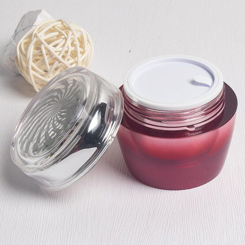 Acrylic cream jar