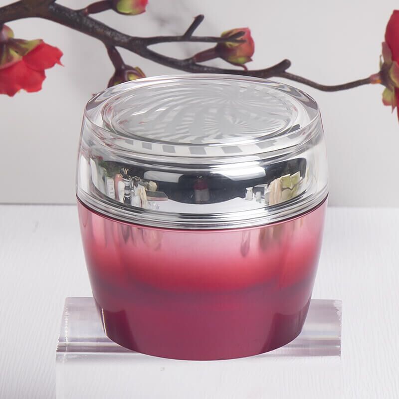 High-grade Acrylic Cream Jar with Gradient Coating
