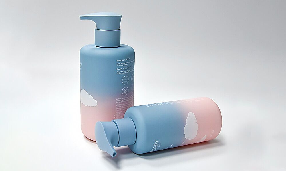 soft touch cosmetic bottles