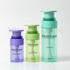 200ml 300ml 500ml PET shampoo bottles