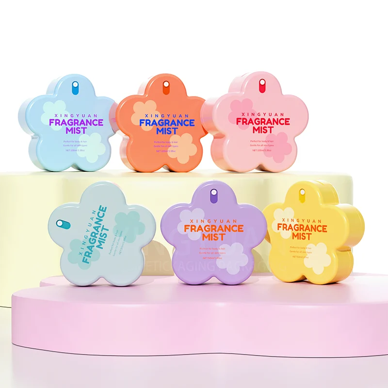 50ml flower shape perfume bottle