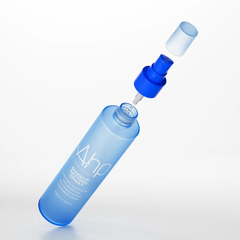 Frosted PET spray bottles